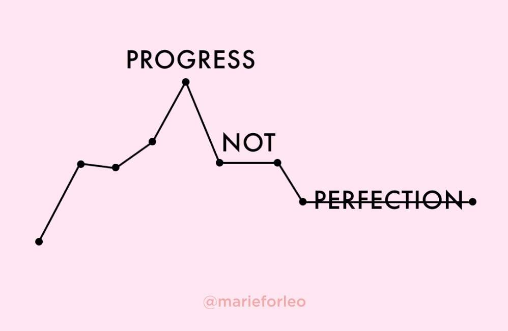 progress over perfection