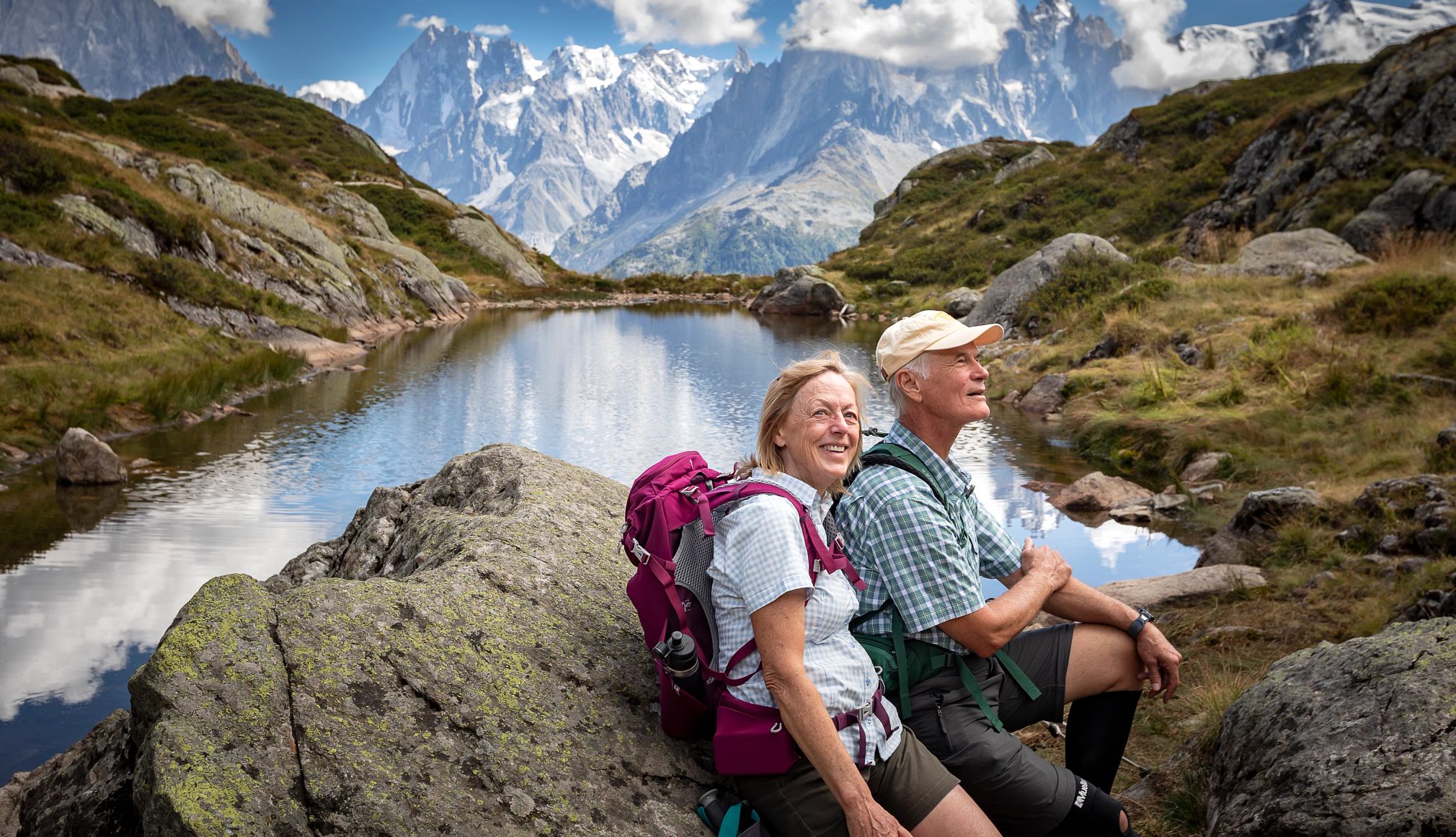 people on a self guided tour