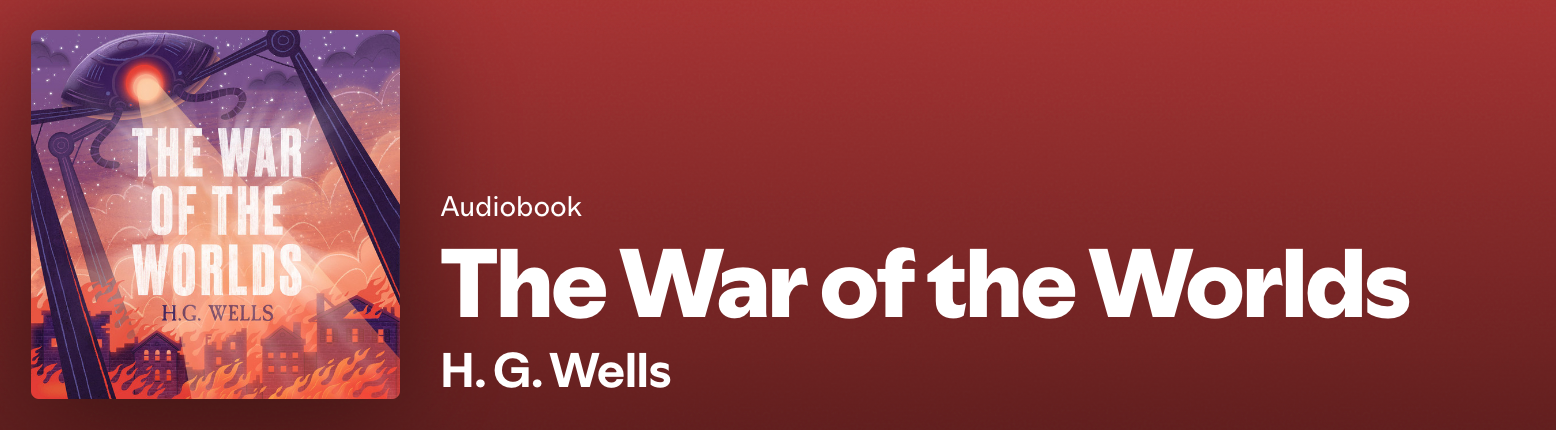 the war of the worlds audiobook