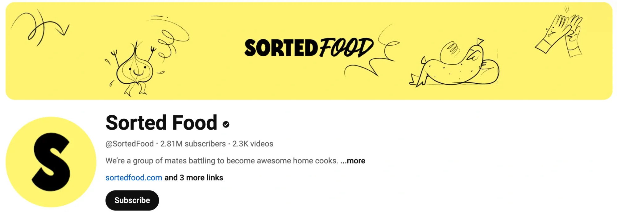 top food youtube channels